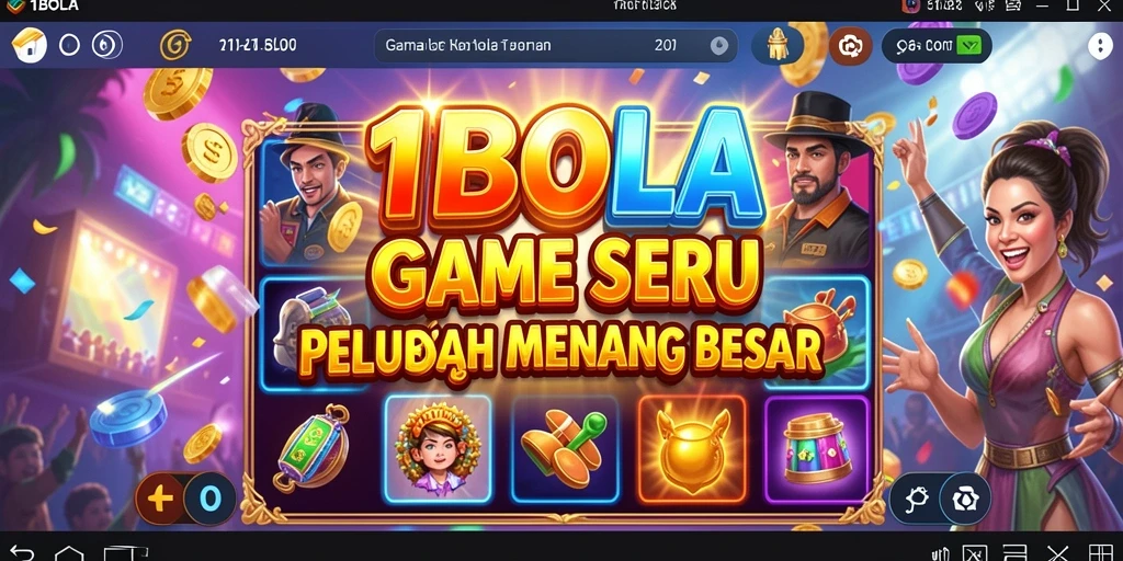 Tampilan gameplay 11BOLA dengan simbol dan fitur bonus yang menarik.