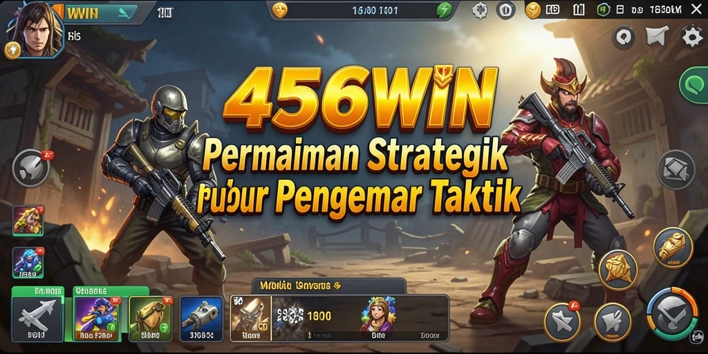 Screenshot utama 456WIN menampilkan aksi strategi intens.