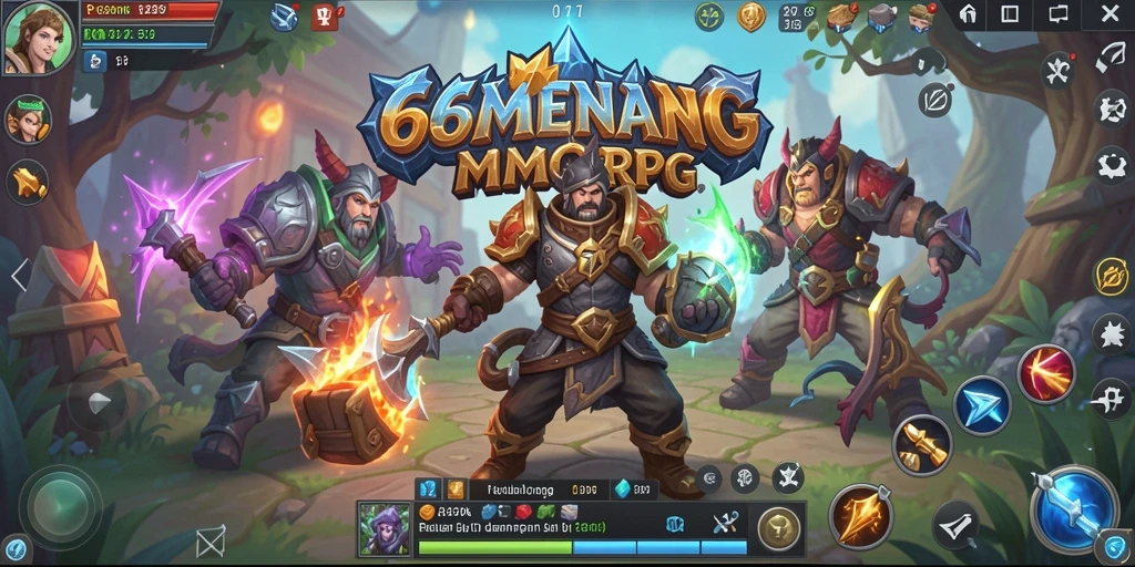 Tampilan gameplay seru dan grafis memukau dalam 66MENANG.