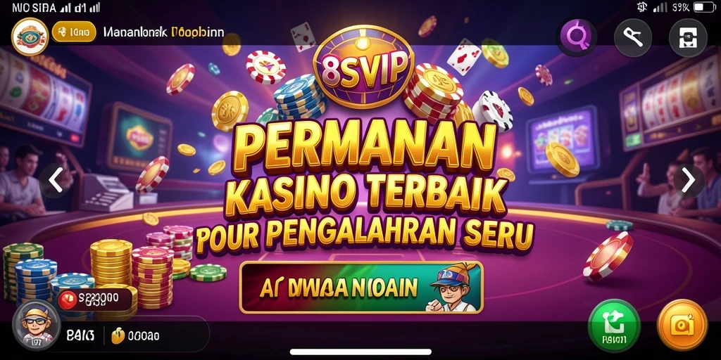 Gameplay kasino yang mendebarkan di 8SVIP.