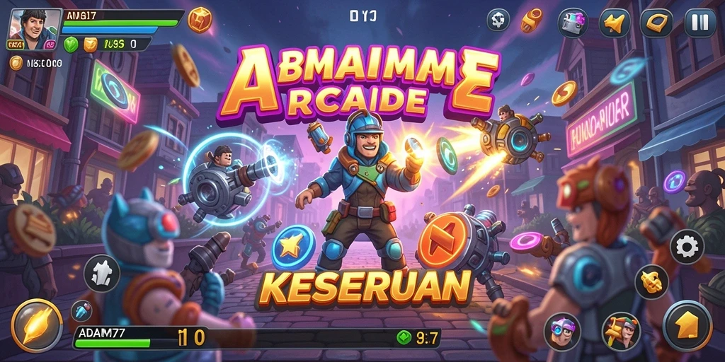 Tampilan gameplay seru dari ADAM77 yang penuh tantangan.