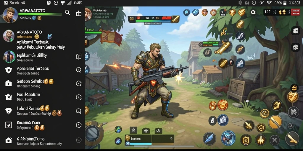 Screenshot utama ARWANATOTO menampilkan antarmuka aplikasi Utility yang intuitif.