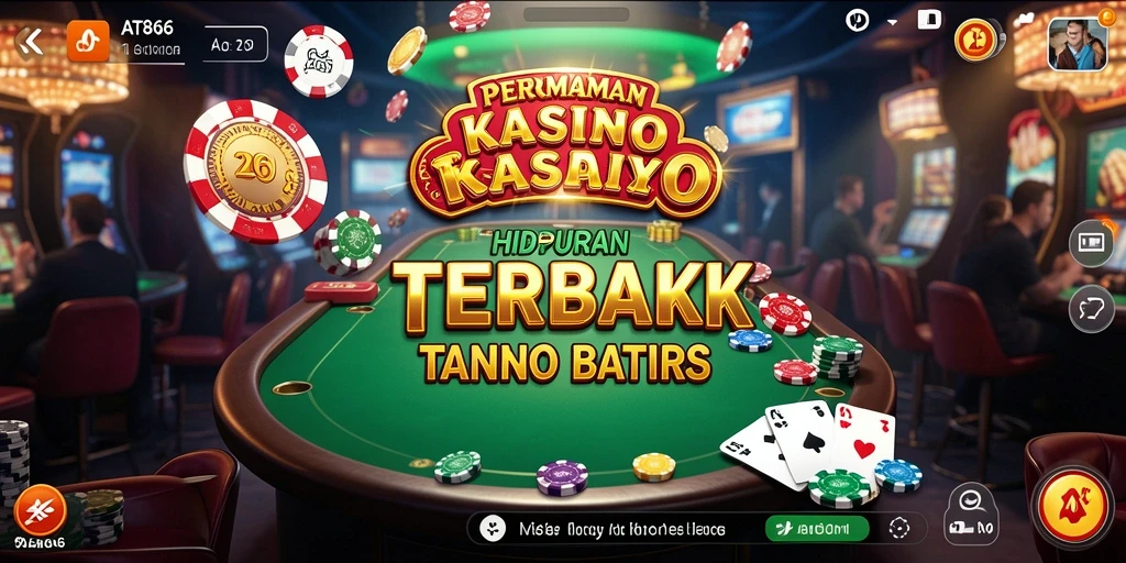 Screenshot gameplay menarik dari AT866 yang menunjukkan keseruan Kasino.