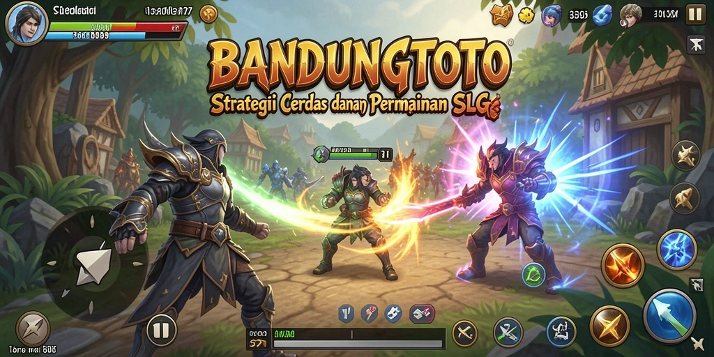 Tangkapan layar menampilkan aksi pertempuran di BANDUNGTOTO.