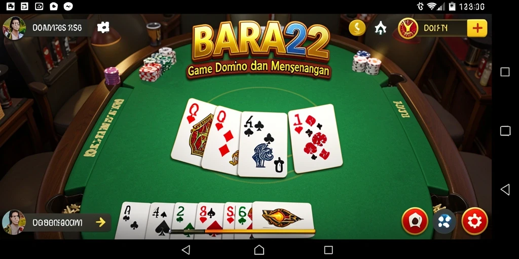 Tampilan gameplay BARA22 yang menarik dan interaktif.