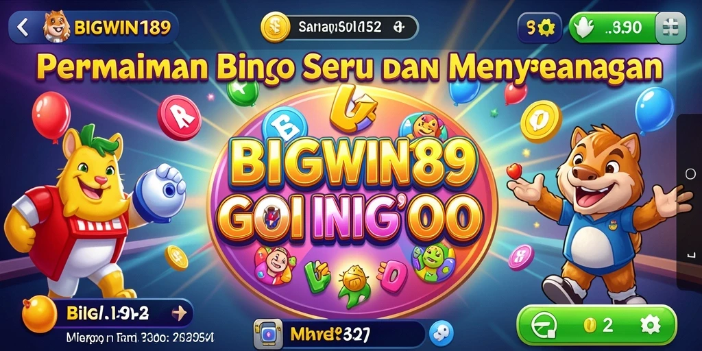 Tampilan gameplay Bingo yang seru dan interaktif.
