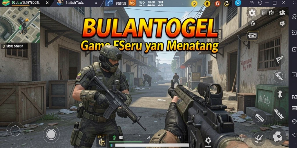 Screenshot gameplay BULANTOGEL yang menampilkan aksi seru FPS.