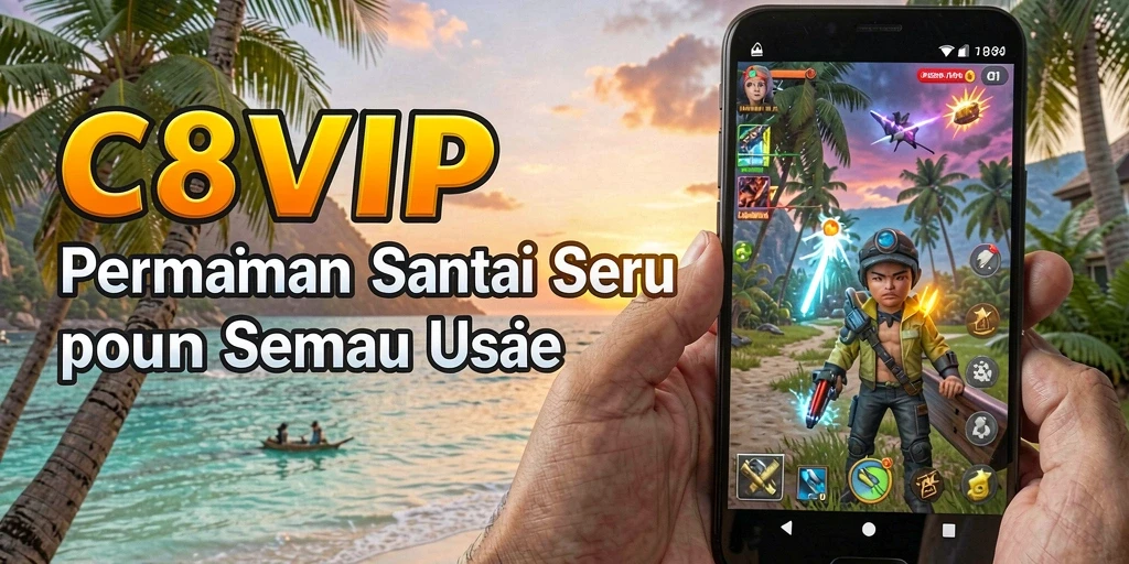 Tampilan gameplay C8VIP yang seru dan menarik.