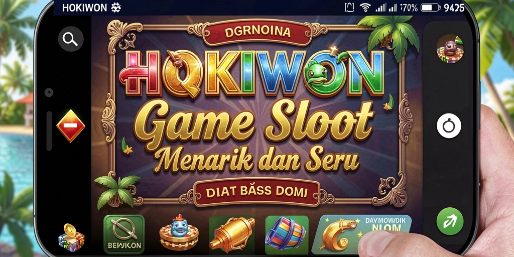 Tampilan gameplay menarik HOKIWON dengan grafis yang menyenangkan.