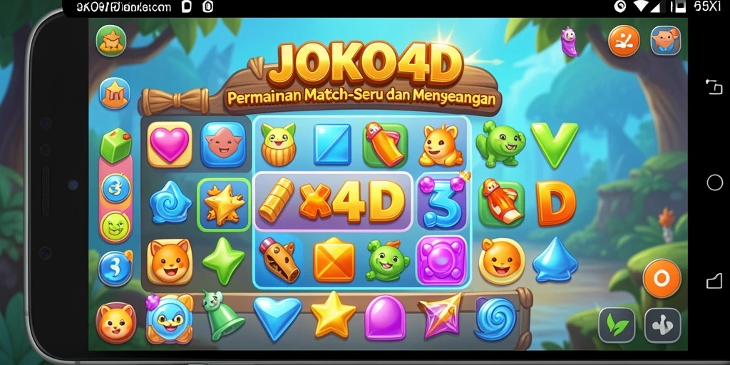 Gameplay seru JOKO4D dengan kombinasi warna-warni.