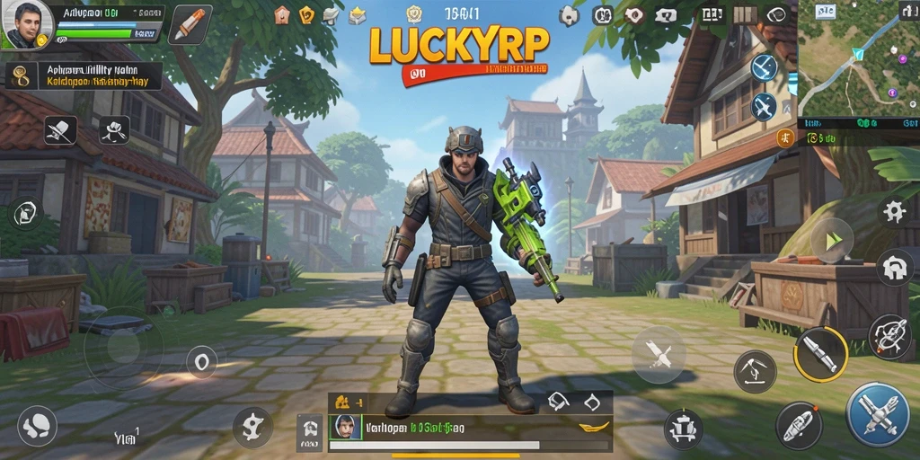 Tampilan utama LUCKYRP dengan berbagai fitur Utility yang mudah diakses.