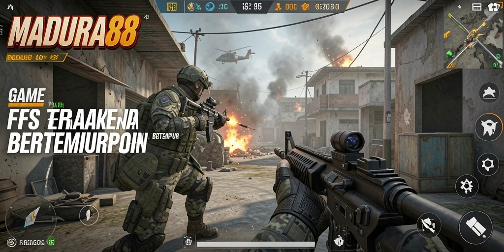 Tampilan gameplay seru dan mendebarkan dari MADURA88.