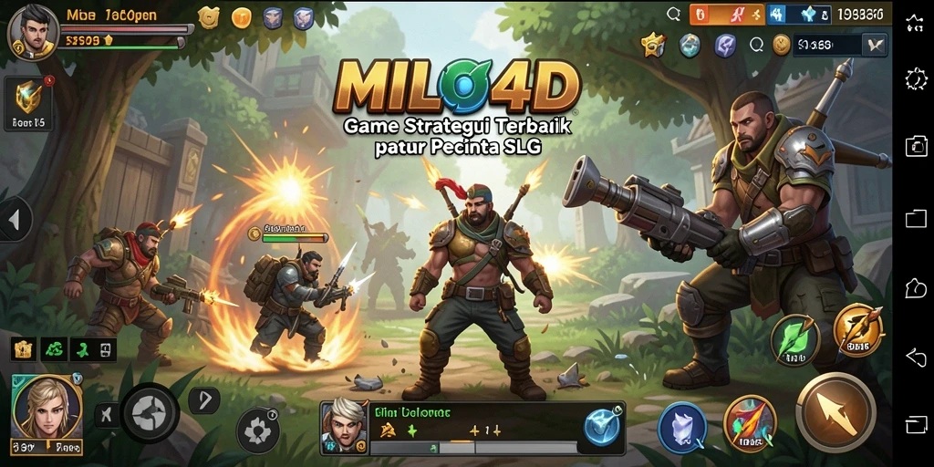 Tangkapan layar gameplay <strong>MILO4D</strong> yang menampilkan strategi mendetail dan pertempuran seru.