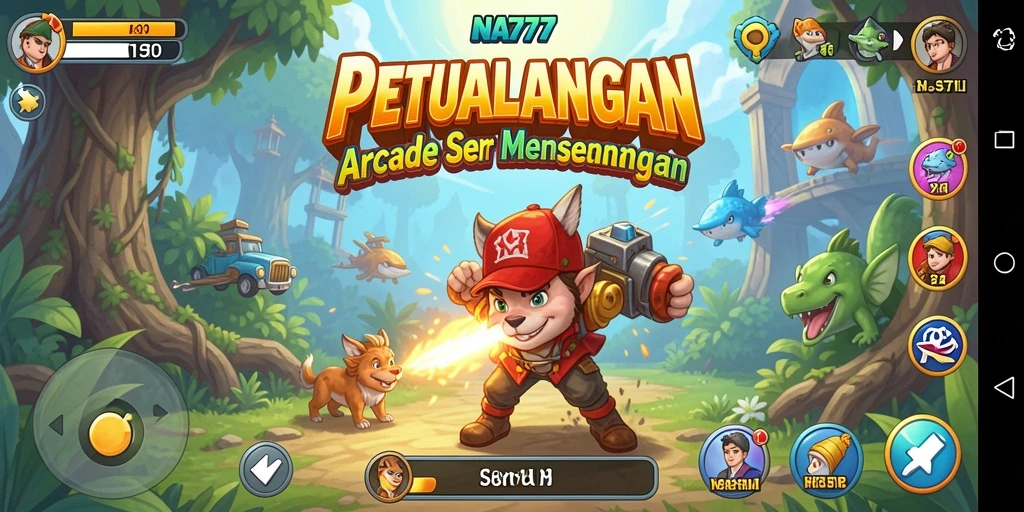 Tampilan gameplay seru dari NA777 dengan aksi cepat dan tantangan menarik.