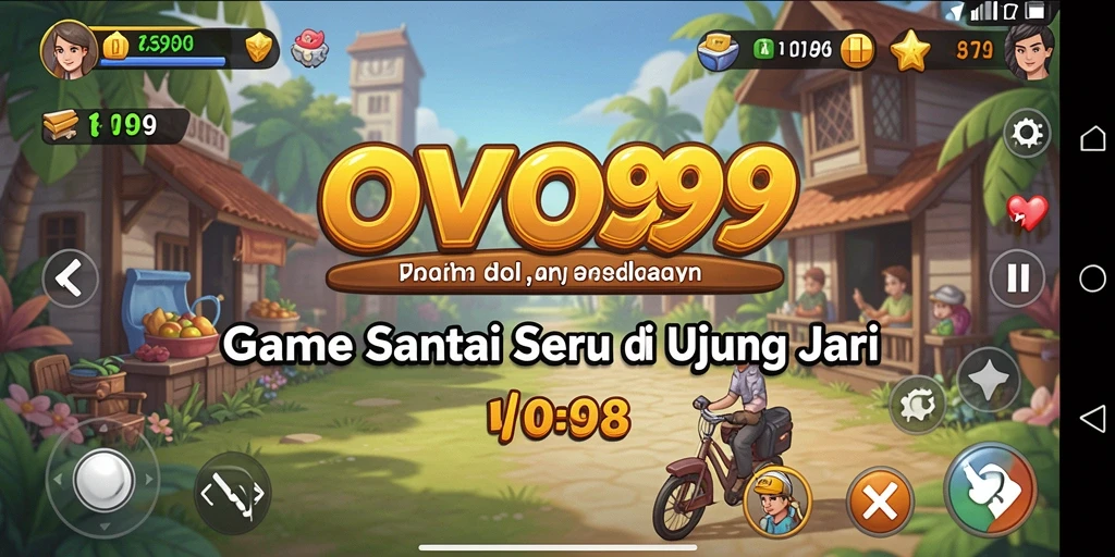 Tangkapan layar OVO99 menampilkan gameplay yang menarik dan penuh warna.