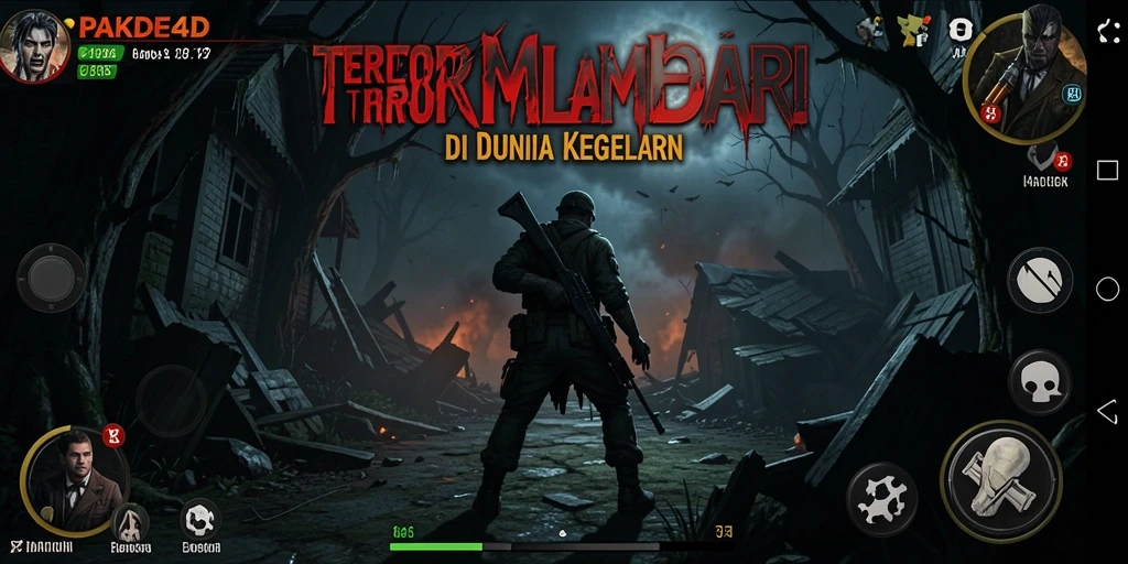 Tampilan menegangkan dari gameplay PAKDE4D yang memicu ketakutan.