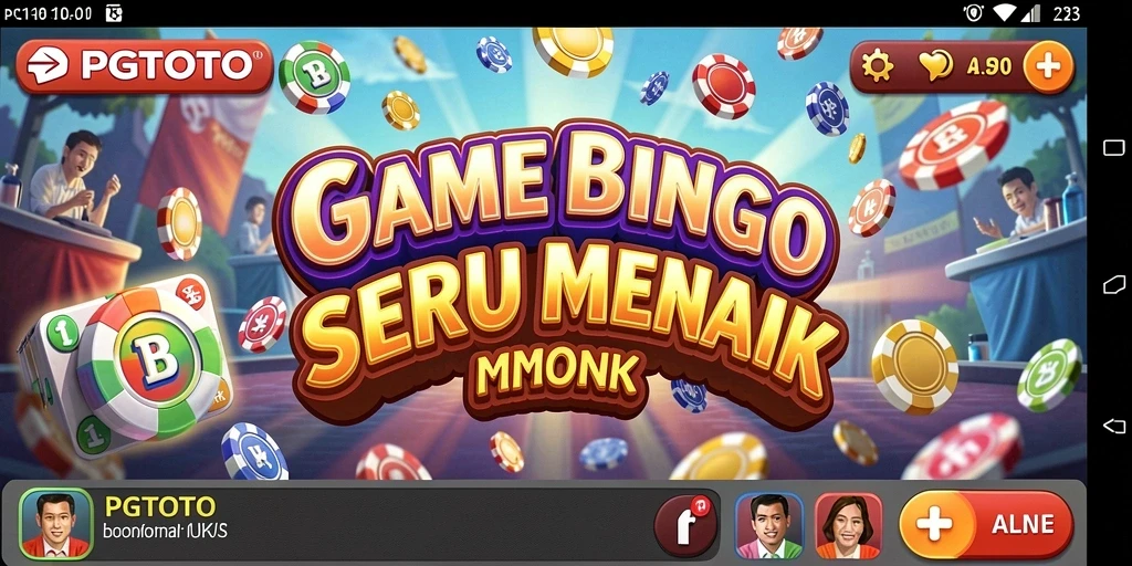 Tampilan gameplay Bingo PGTOTO yang menarik dan seru.