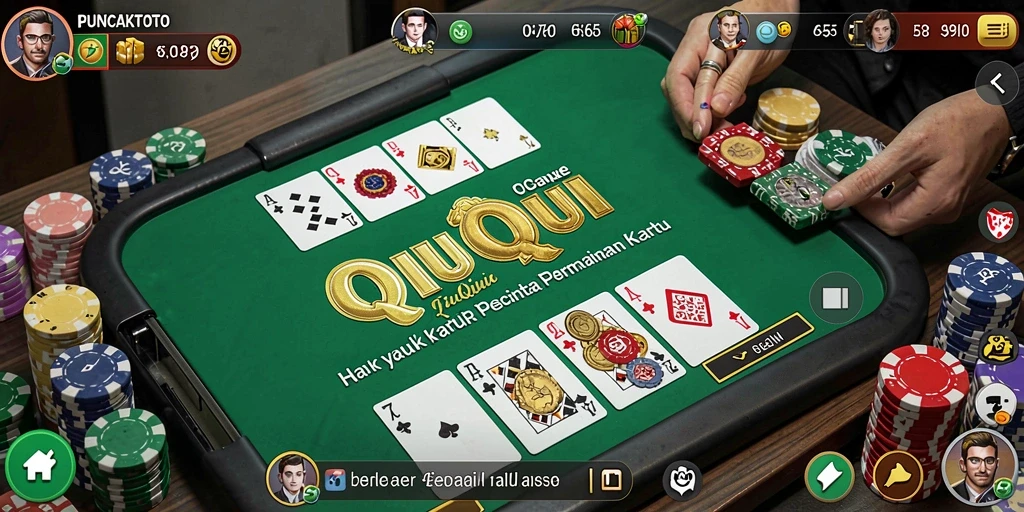 Gameplay seru PUNCAKTOTO dengan kartu dan strategi.
