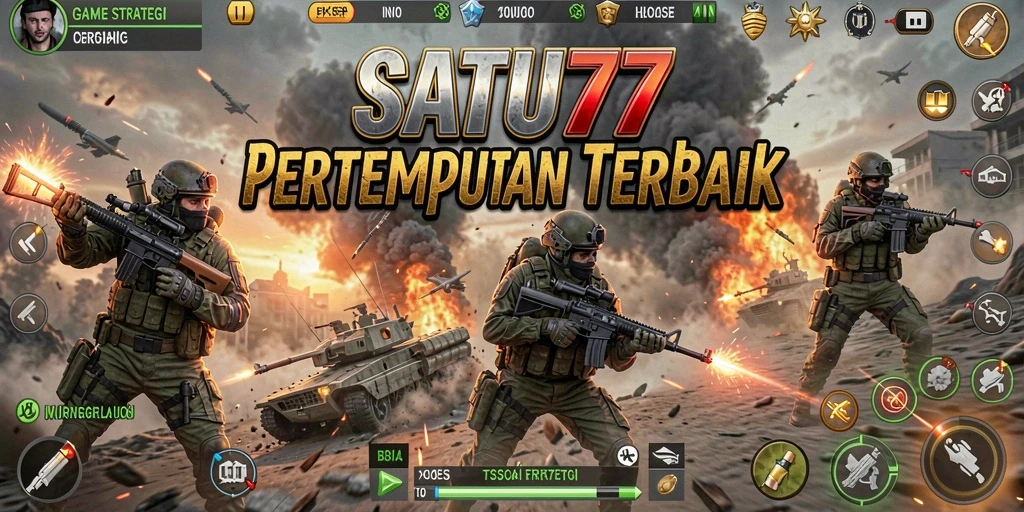 Screenshot gameplay SATU77 dengan pertarungan yang seru dan strategi mendalam.