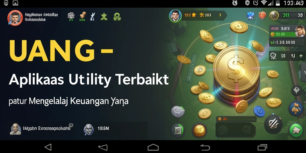 Screenshot UANG menampilkan tampilan antarmuka pengguna yang sederhana dan intuitif.