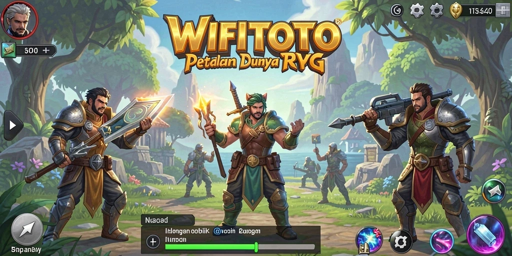 Tampilan gameplay WIFITOTO yang memukau dan seru dalam dunia RPG.